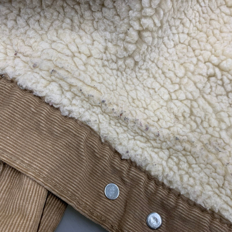 【中古品】【メンズ】 LEVI'S リーバイス 70S 70605-1523 CORDUROY BOA JACKET コーデュロイ ボア ジャケット アウター 146-260927-ya-01-izu サイズ：36 カラー：ブラウン 万代Net店