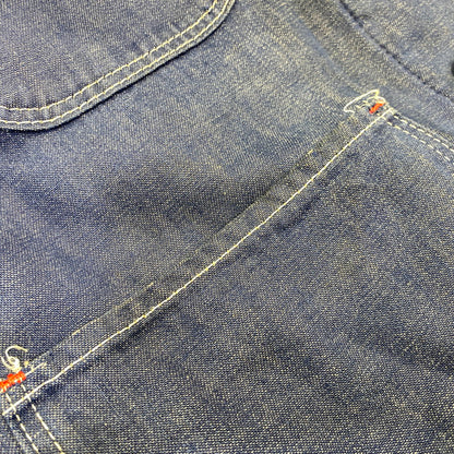 【中古品】【メンズ】 BLUE BELL ブルーベル DENIM BLANKET COVERALL デニム ブランケット カバーオール ジャケット 146-260926-as-05-izu サイズ：36 カラー：インディゴ 万代Net店