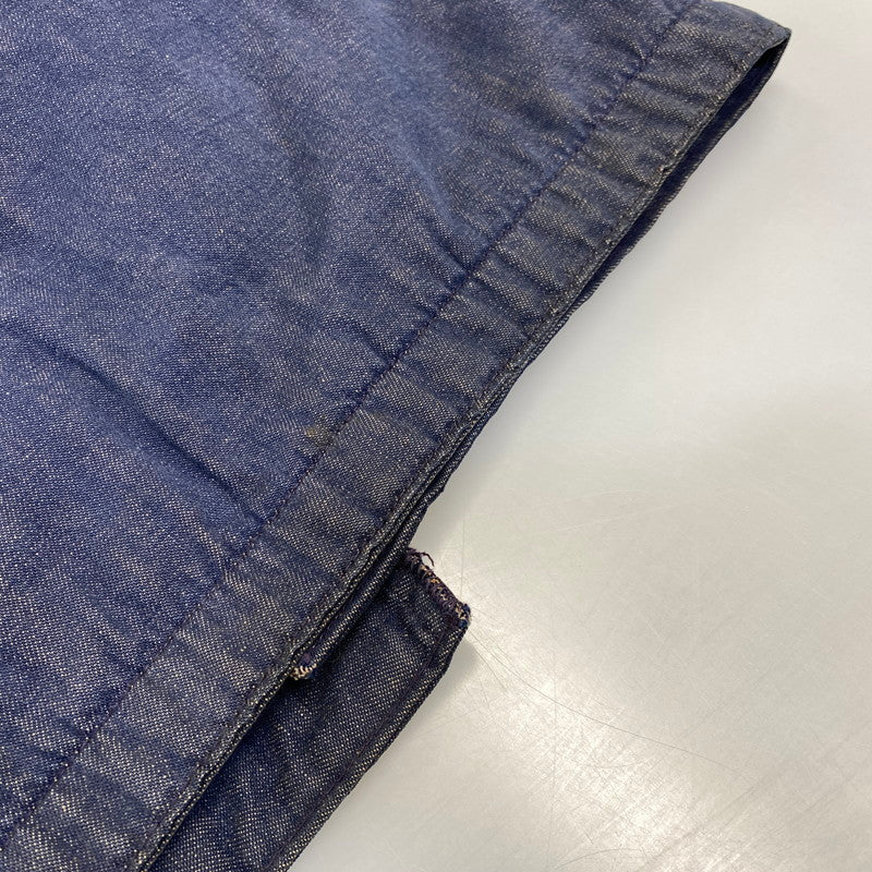 【中古品】【メンズ】 BLUE BELL ブルーベル DENIM BLANKET COVERALL デニム ブランケット カバーオール ジャケット 146-260926-as-05-izu サイズ：36 カラー：インディゴ 万代Net店