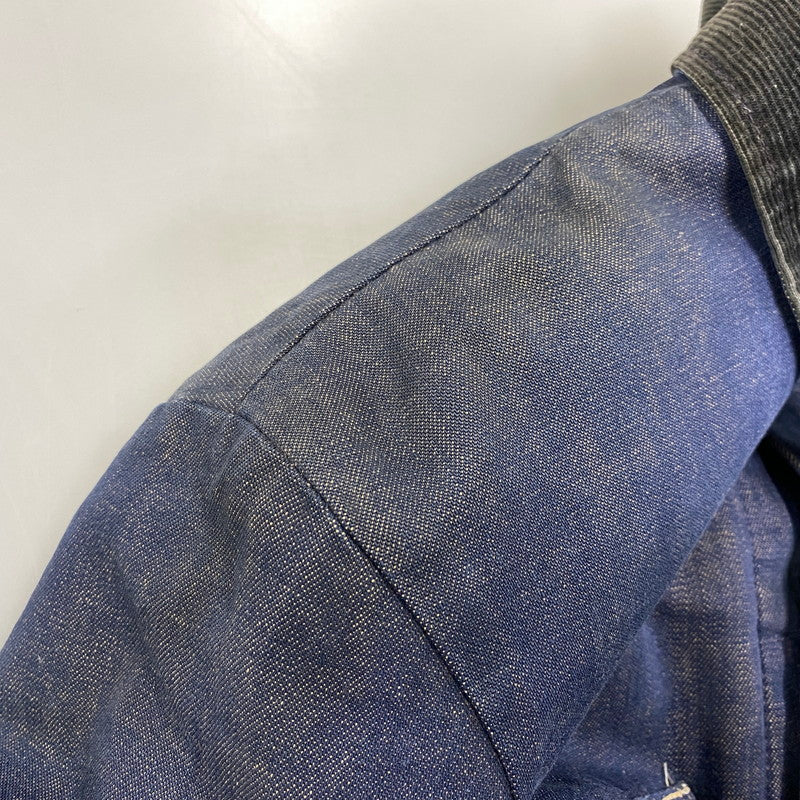 【中古品】【メンズ】 BLUE BELL ブルーベル DENIM BLANKET COVERALL デニム ブランケット カバーオール ジャケット 146-260926-as-05-izu サイズ：36 カラー：インディゴ 万代Net店