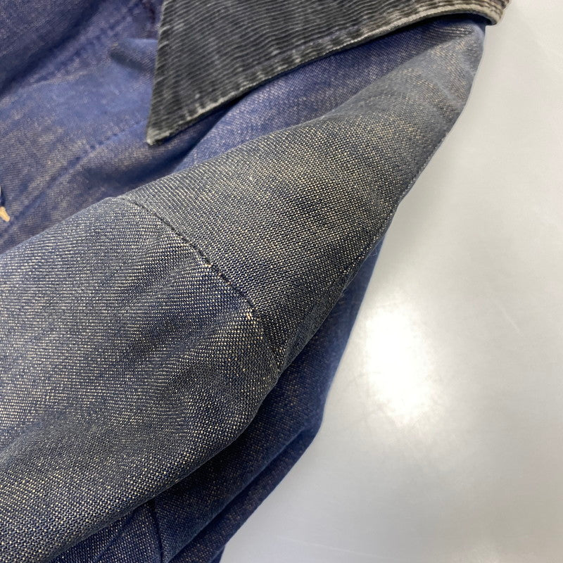 【中古品】【メンズ】 BLUE BELL ブルーベル DENIM BLANKET COVERALL デニム ブランケット カバーオール ジャケット 146-260926-as-05-izu サイズ：36 カラー：インディゴ 万代Net店