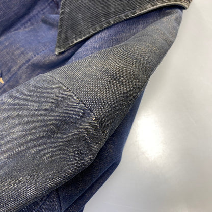 【中古品】【メンズ】 BLUE BELL ブルーベル DENIM BLANKET COVERALL デニム ブランケット カバーオール ジャケット 146-260926-as-05-izu サイズ：36 カラー：インディゴ 万代Net店