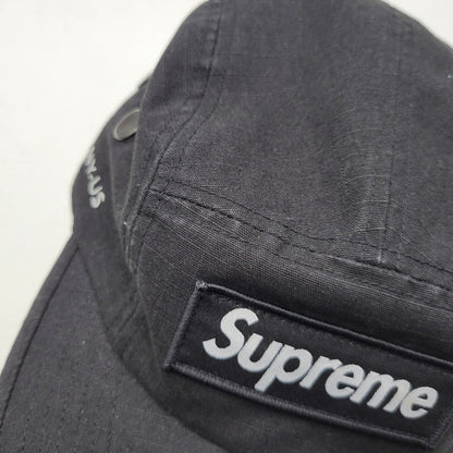 【中古品】【メンズ/レディース】 Supreme シュプリーム MILITARY CAMP CAP ミリタリー キャンプキャップ 帽子 185-260927-as-05-izu サイズ：F カラー：ブラック 万代Net店