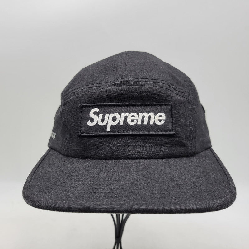【中古品】【メンズ/レディース】 Supreme シュプリーム MILITARY CAMP CAP ミリタリー キャンプキャップ 帽子 185-260927-as-05-izu サイズ：F カラー：ブラック 万代Net店