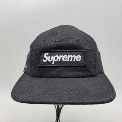 【中古品】【メンズ/レディース】 Supreme シュプリーム MILITARY CAMP CAP ミリタリー キャンプキャップ 帽子 185-260927-as-05-izu サイズ：F カラー：ブラック 万代Net店