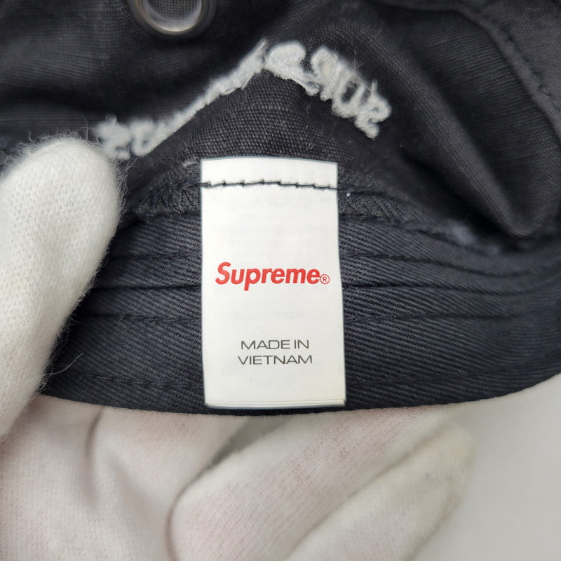 【中古品】【メンズ/レディース】 Supreme シュプリーム MILITARY CAMP CAP ミリタリー キャンプキャップ 帽子 185-260927-as-05-izu サイズ：F カラー：ブラック 万代Net店