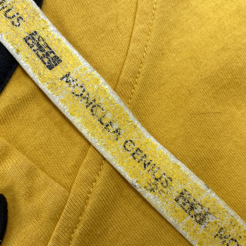 【中古品】【メンズ】 MONCLER モンクレール × PALM ANGELS パーム・エンジェルス HOCKEY SHIRT 8D00002-M2514 ホッケーシャツ 長袖 141-260926-as-04-izu サイズ：L カラー：イエロー 万代Net店