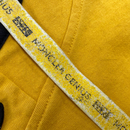 【中古品】【メンズ】 MONCLER モンクレール × PALM ANGELS パーム・エンジェルス HOCKEY SHIRT 8D00002-M2514 ホッケーシャツ 長袖 141-260926-as-04-izu サイズ：L カラー：イエロー 万代Net店