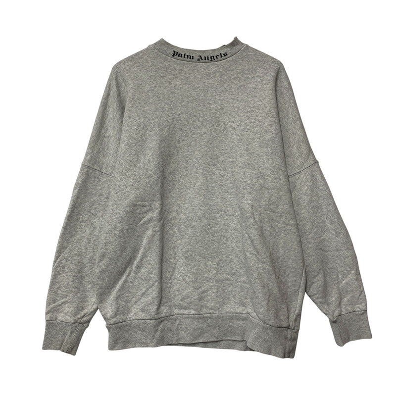 【中古品】【メンズ】 PALM ANGELS パーム エンジェルス PMBA021E19441002 CLASSIC LOGO SWEAT SHIRT クラシック ロゴ スウェット シャツ トップス 142-261001-kh-06-izu サイズ：S カラー：グレー 万代Net店