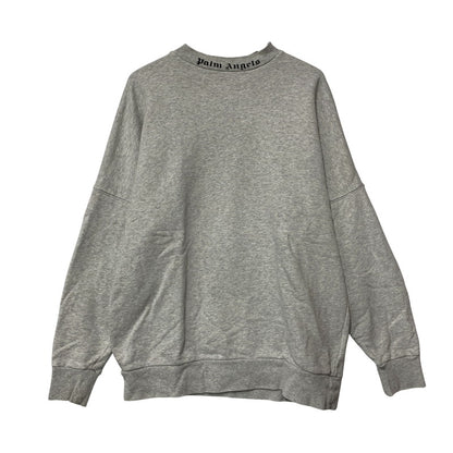 【中古品】【メンズ】 PALM ANGELS パーム エンジェルス PMBA021E19441002 CLASSIC LOGO SWEAT SHIRT クラシック ロゴ スウェット シャツ トップス 142-261001-kh-06-izu サイズ：S カラー：グレー 万代Net店