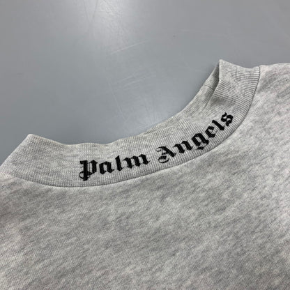 【中古品】【メンズ】 PALM ANGELS パーム エンジェルス PMBA021E19441002 CLASSIC LOGO SWEAT SHIRT クラシック ロゴ スウェット シャツ トップス 142-261001-kh-06-izu サイズ：S カラー：グレー 万代Net店