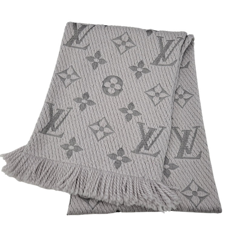 【中古品】【メンズ/レディース】 LOUIS VUITTON ルイ・ヴィトン LOGOMANIA SCARF MONOGRAM M74742 ロゴマニア スカーフ マフラー 179-260927-as-19-izu カラー：グレー系 万代Net店
