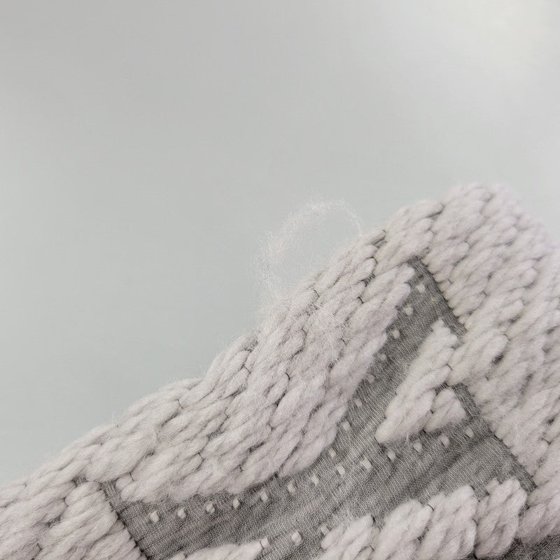 【中古品】【メンズ/レディース】 LOUIS VUITTON ルイ・ヴィトン LOGOMANIA SCARF MONOGRAM M74742 ロゴマニア スカーフ マフラー 179-260927-as-19-izu カラー：グレー系 万代Net店