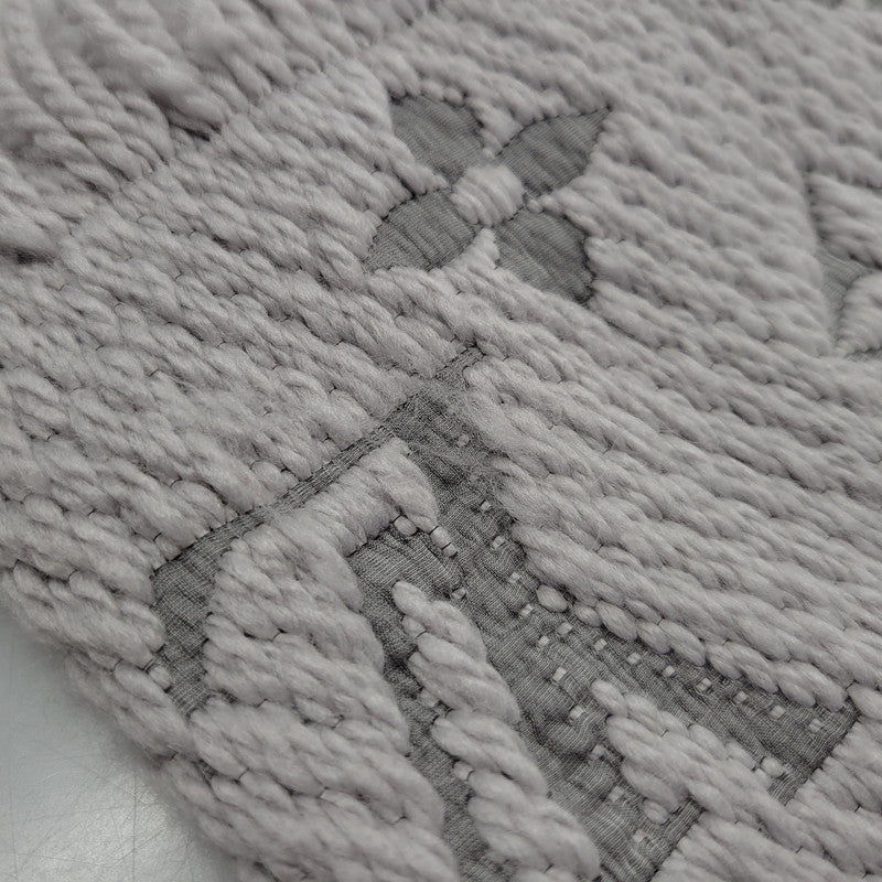 【中古品】【メンズ/レディース】 LOUIS VUITTON ルイ・ヴィトン LOGOMANIA SCARF MONOGRAM M74742 ロゴマニア スカーフ マフラー 179-260927-as-19-izu カラー：グレー系 万代Net店
