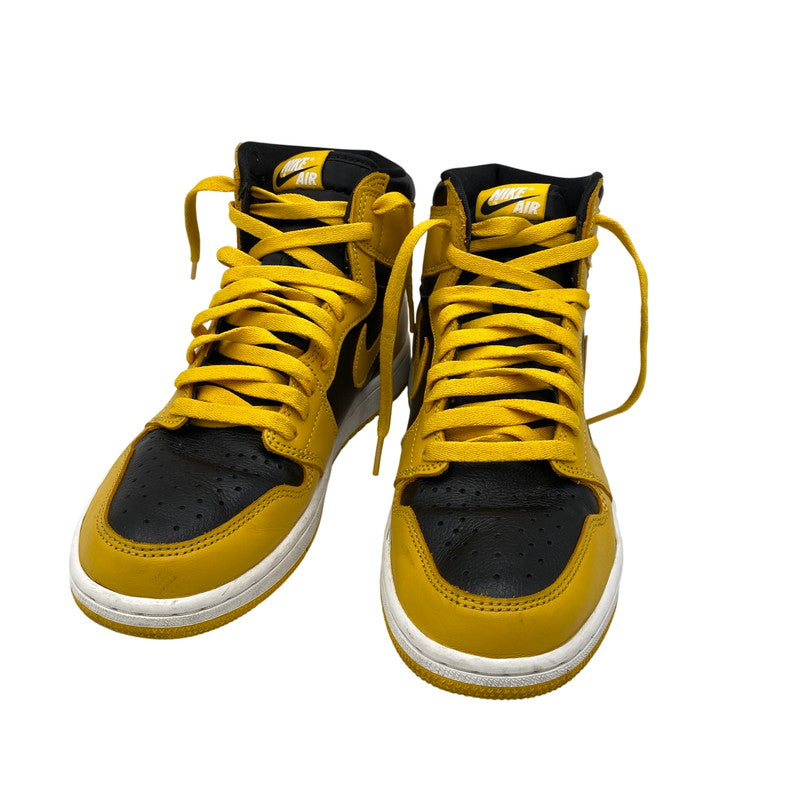【中古品】【メンズ】 NIKE ナイキ 555088-701 AIR JORDAN 1 HIGH OG エア ジョーダン ワン ハイ オリジナル スニーカー シューズ 靴 160-260928-cs-01-izu サイズ：27.5cm カラー：POLLEN/WHITE-BLACK 万代Net店