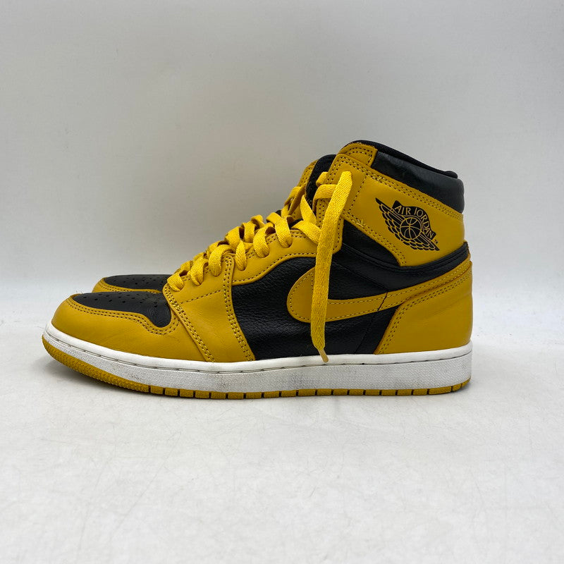 【中古品】【メンズ】 NIKE ナイキ 555088-701 AIR JORDAN 1 HIGH OG エア ジョーダン ワン ハイ オリジナル スニーカー シューズ 靴 160-260928-cs-01-izu サイズ：27.5cm カラー：POLLEN/WHITE-BLACK 万代Net店