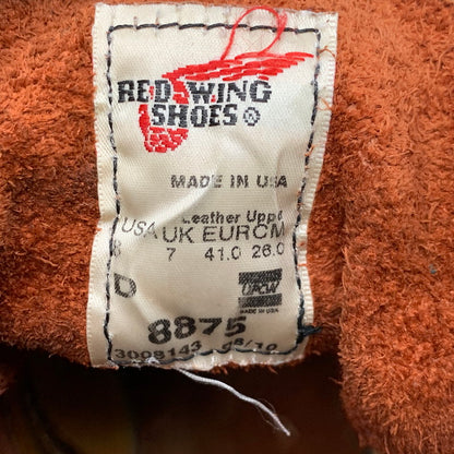 【中古品】【メンズ/レディース】 RED WING レッドウィング 8875 IRISH SETTER 6-INCH CLASSIC MOC アイリッシュ セッター インチ クラシック モック ブーツ 靴 164-260926-cs-05-izu サイズ：26cm カラー：レッドブラウン 万代Net店