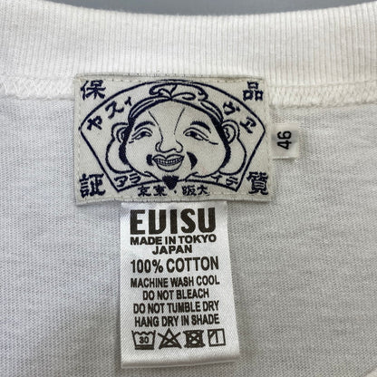 【中古品】【メンズ】 EVISU エヴィス カモメ POCKET SS TEE ポケット ショートスリーブ Tシャツ トップス 半袖 145-260928-cs-06-izu サイズ：46 カラー：ホワイト 万代Net店