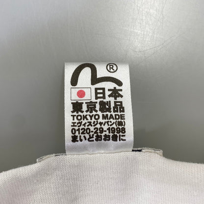 【中古品】【メンズ】 EVISU エヴィス カモメ POCKET SS TEE ポケット ショートスリーブ Tシャツ トップス 半袖 145-260928-cs-06-izu サイズ：46 カラー：ホワイト 万代Net店