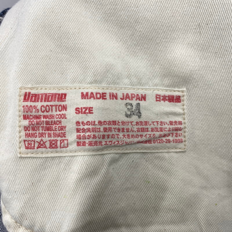 【中古品】【メンズ】 EVISU エヴィス 特殊カモメペイント ダブルニー デニムオーバーオール 156-261001-kh-15-izu サイズ：34 カラー：インディゴ 万代Net店