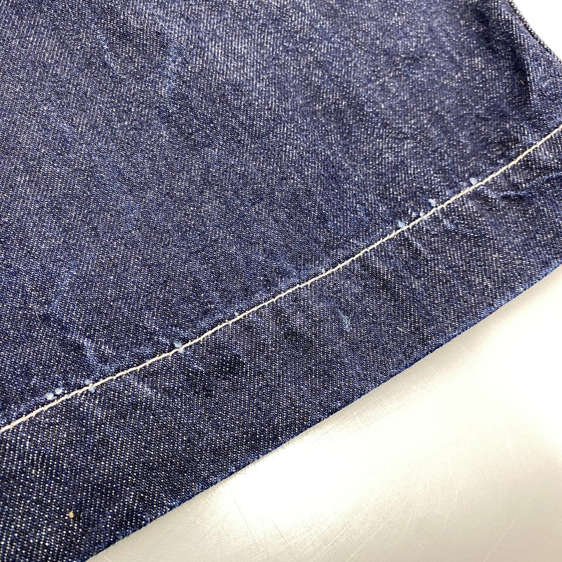 【中古品】【メンズ】 EVISU エヴィス 特殊カモメペイント ダブルニー デニムオーバーオール 156-261001-kh-15-izu サイズ：34 カラー：インディゴ 万代Net店