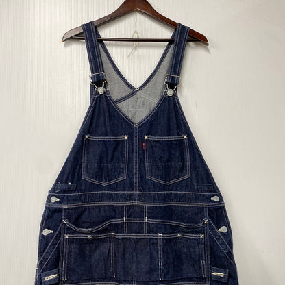 【中古品】【メンズ】 EVISU エヴィス 特殊カモメペイント ダブルニー デニムオーバーオール 156-261001-kh-15-izu サイズ：34 カラー：インディゴ 万代Net店