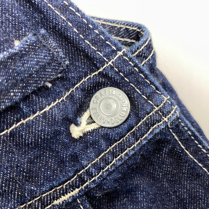 【中古品】【メンズ】 EVISU エヴィス 特殊カモメペイント ダブルニー デニムオーバーオール 156-261001-kh-15-izu サイズ：34 カラー：インディゴ 万代Net店