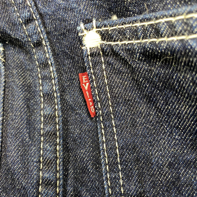 【中古品】【メンズ】 EVISU エヴィス 特殊カモメペイント ダブルニー デニムオーバーオール 156-261001-kh-15-izu サイズ：34 カラー：インディゴ 万代Net店
