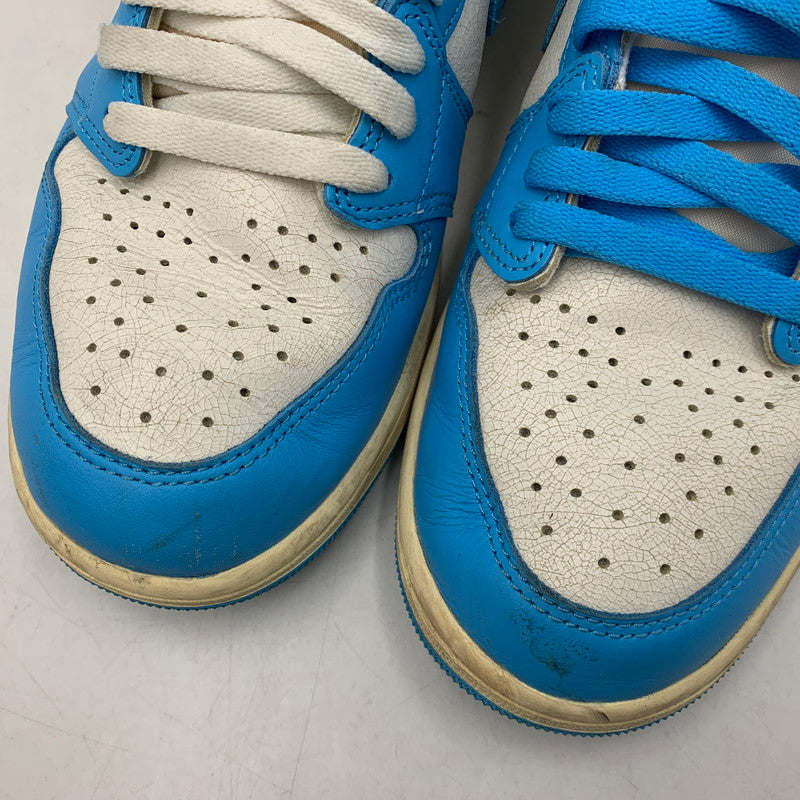 【中古品】【メンズ】 NIKE ナイキ DZ5485-402 AIR JORDAN 1 RETRO HIGH OG エア ジョーダン ワン レトロ ハイ オリジナル スニーカー シューズ 靴 160-260926-cs-02-izu サイズ：28cm カラー：DARK POWDER BLUE/SAIL 万代Net店