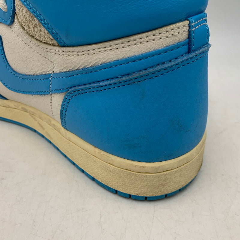 【中古品】【メンズ】 NIKE ナイキ DZ5485-402 AIR JORDAN 1 RETRO HIGH OG エア ジョーダン ワン レトロ ハイ オリジナル スニーカー シューズ 靴 160-260926-cs-02-izu サイズ：28cm カラー：DARK POWDER BLUE/SAIL 万代Net店