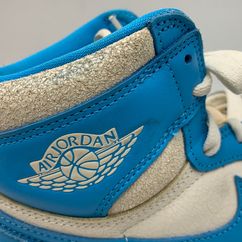 【中古品】【メンズ】 NIKE ナイキ DZ5485-402 AIR JORDAN 1 RETRO HIGH OG エア ジョーダン ワン レトロ ハイ オリジナル スニーカー シューズ 靴 160-260926-cs-02-izu サイズ：28cm カラー：DARK POWDER BLUE/SAIL 万代Net店
