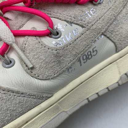 【中古品】【メンズ】 NIKE ナイキ×OFF-WHITE オフホワイト DJ0950-117 DUNK LOW ダンク ロー スニーカー シューズ 靴 160-260926-cs-01-izu サイズ：28cm カラー：SAIL/NEUTRAL GREY-HYPER PINK 万代Net店