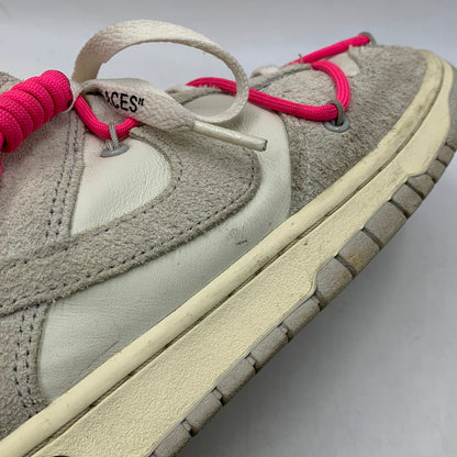 【中古品】【メンズ】 NIKE ナイキ×OFF-WHITE オフホワイト DJ0950-117 DUNK LOW ダンク ロー スニーカー シューズ 靴 160-260926-cs-01-izu サイズ：28cm カラー：SAIL/NEUTRAL GREY-HYPER PINK 万代Net店