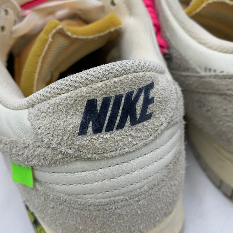 【中古品】【メンズ】 NIKE ナイキ×OFF-WHITE オフホワイト DJ0950-117 DUNK LOW ダンク ロー スニーカー シューズ 靴 160-260926-cs-01-izu サイズ：28cm カラー：SAIL/NEUTRAL GREY-HYPER PINK 万代Net店