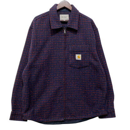 【中古品】【メンズ】 CARHARTT WIP カーハートダブリューアイピー IO35422 BELLAMY SHIRT JACKET ベラミー シャツ ジャケット アウター 142-260926-kh-04-izu サイズ：L カラー：マルチ 万代Net店