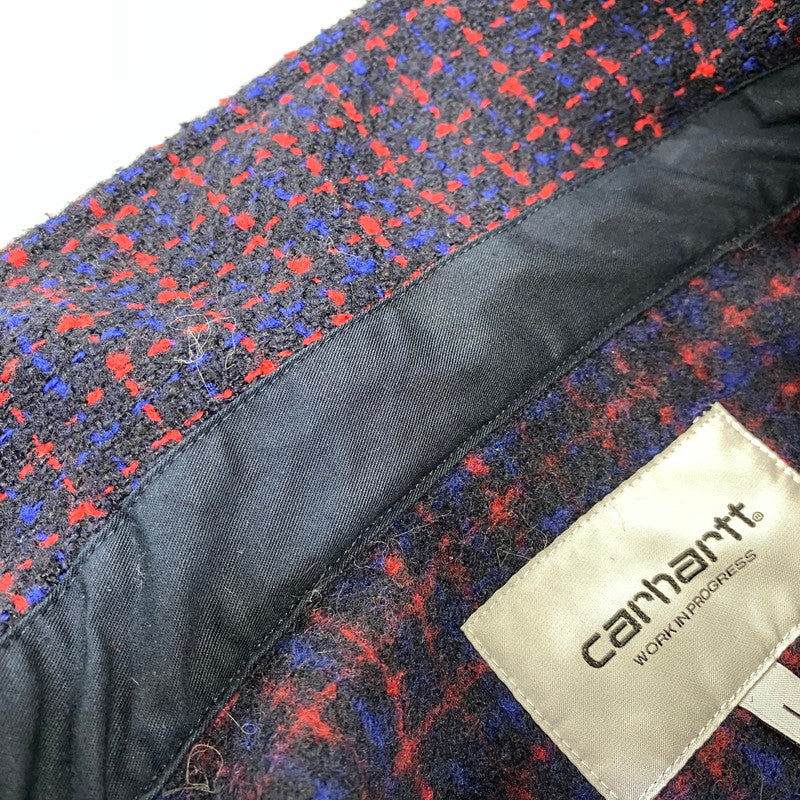 【中古品】【メンズ】 CARHARTT WIP カーハートダブリューアイピー IO35422 BELLAMY SHIRT JACKET ベラミー シャツ ジャケット アウター 142-260926-kh-04-izu サイズ：L カラー：マルチ 万代Net店