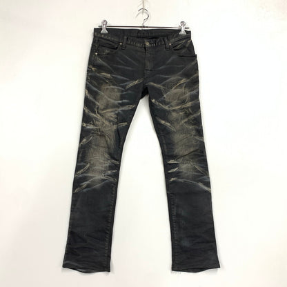 【中古品】【メンズ】 TORNADE MART トルネードマート TPT-5620 STRETCH DENIM PANTS ストレッチ デニム パンツ ズボン ボトムス 151-260929-ya-01-izu サイズ：L カラー：ブラック 万代Net店