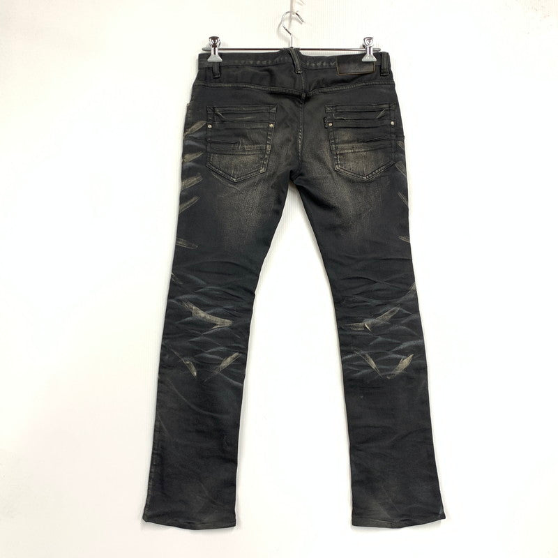 【中古品】【メンズ】 TORNADE MART トルネードマート TPT-5620 STRETCH DENIM PANTS ストレッチ デニム パンツ ズボン ボトムス 151-260929-ya-01-izu サイズ：L カラー：ブラック 万代Net店