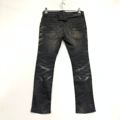 【中古品】【メンズ】 TORNADE MART トルネードマート TPT-5620 STRETCH DENIM PANTS ストレッチ デニム パンツ ズボン ボトムス 151-260929-ya-01-izu サイズ：L カラー：ブラック 万代Net店