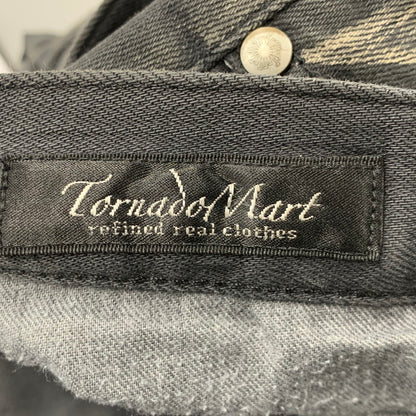 【中古品】【メンズ】 TORNADE MART トルネードマート TPT-5620 STRETCH DENIM PANTS ストレッチ デニム パンツ ズボン ボトムス 151-260929-ya-01-izu サイズ：L カラー：ブラック 万代Net店