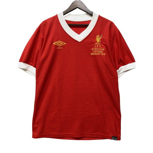 【中古品】【メンズ】 UMBRO アンブロ LIVERPOOL WEMBLEY UNIFORM リバプール ウェンブリー ユニフォーム トップス 146-261021-kh-12-izu サイズ：L カラー：レッド 万代Net店
