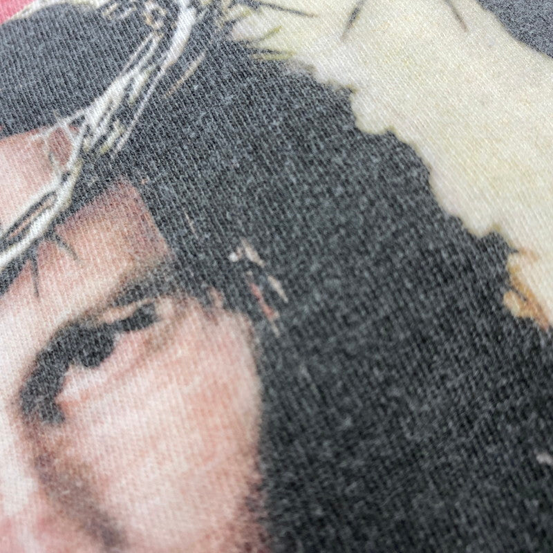 【中古品】【メンズ】 SAINT MICHAEL セントマイケル × DENIM TEARS SM-S22-0000-062 HOLY STATE SAINTS TEE ホーリー ステート セインツ Tシャツ 半袖 142-261021-ms-11-izu サイズ：L カラー：ホワイト 万代Net店