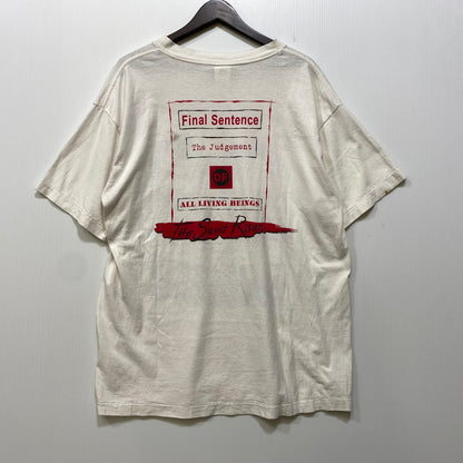 【中古品】【メンズ】 SAINT MICHAEL セントマイケル × DENIM TEARS SM-S22-0000-062 HOLY STATE SAINTS TEE ホーリー ステート セインツ Tシャツ 半袖 142-261021-ms-11-izu サイズ：L カラー：ホワイト 万代Net店