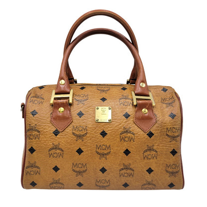 【中古品】【メンズ/レディース】 MCM エム・シー・エム MINI BOSTON BAG ミニ ボストン バッグ カバン 鞄 188-260927-as-15-izu カラー：ブラウン 万代Net店