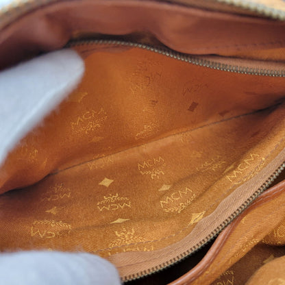 【中古品】【メンズ/レディース】 MCM エム・シー・エム MINI BOSTON BAG ミニ ボストン バッグ カバン 鞄 188-260927-as-15-izu カラー：ブラウン 万代Net店