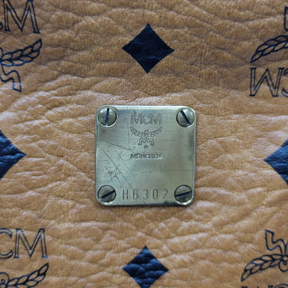 【中古品】【メンズ/レディース】 MCM エム・シー・エム MINI BOSTON BAG ミニ ボストン バッグ カバン 鞄 188-260927-as-15-izu カラー：ブラウン 万代Net店