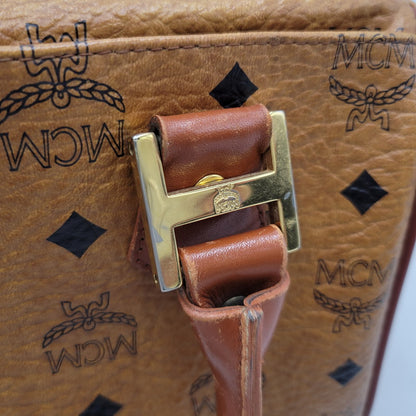 【中古品】【メンズ/レディース】 MCM エム・シー・エム MINI BOSTON BAG ミニ ボストン バッグ カバン 鞄 188-260927-as-15-izu カラー：ブラウン 万代Net店