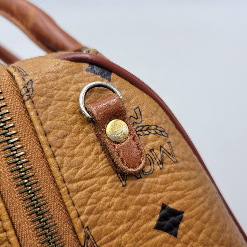 【中古品】【メンズ/レディース】 MCM エム・シー・エム MINI BOSTON BAG ミニ ボストン バッグ カバン 鞄 188-260927-as-15-izu カラー：ブラウン 万代Net店