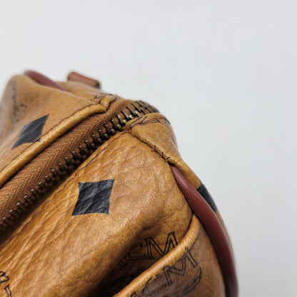 【中古品】【メンズ/レディース】 MCM エム・シー・エム MINI BOSTON BAG ミニ ボストン バッグ カバン 鞄 188-260927-as-15-izu カラー：ブラウン 万代Net店