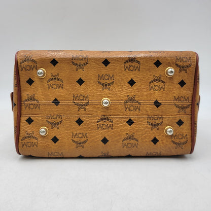 【中古品】【メンズ/レディース】 MCM エム・シー・エム MINI BOSTON BAG ミニ ボストン バッグ カバン 鞄 188-260927-as-15-izu カラー：ブラウン 万代Net店